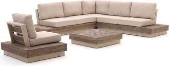 Bellagio la vita attrattiva Bellagio Pilago hoek loungeset 5-delig 6-zits