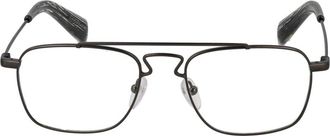 Yohji Yamamoto YO-1035653-FBB-875 Metal Rectangle Eyeglasses - Gray