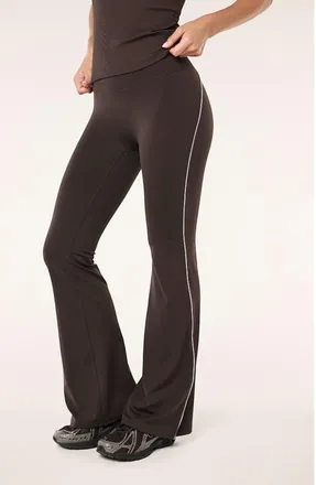 P.E Nation Preview Piping Leggings in Coffee at Nordstrom, Size X-Small