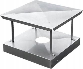 OEM Remate De Chimenea De Acero Inoxidable De 30 X 65 Cm Con Base