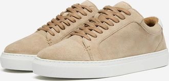 Oliver Sweeney Mens Oliver Sweeney Suede Cupsole Trainers - Cream - Size: UK-10 / us-11 / eu-44