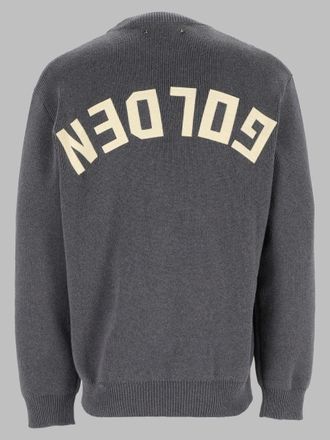 Golden Goose Ribbed Knit Sweater - Gray