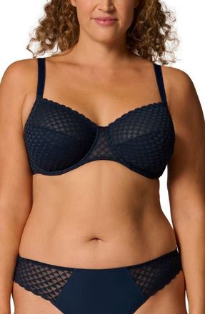 Simone P&eacute;r&egrave;le Subtile Underwire Spacer Bra in Midnight at Nordstrom, Size 36Hh