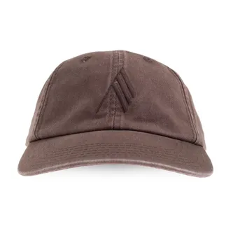 The Attico Caps, female, Brown, Size: S/M Baseball Cap