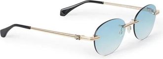 Palm Angels Zonnebrillen - unisex - Zonnebrillen - Geel - 56 MM - Accessoires
