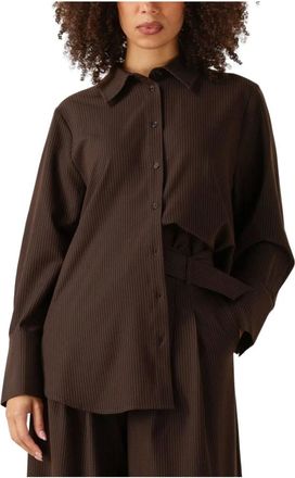 MY ESSENTIAL WARDROBE Overhemden, Dames, Bruin, XL, Vittamw Shirt