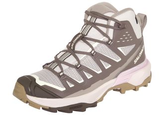 Salomon Outdoorschuh SALOMON X ULTRA 360 EDGE MID GORE-TEX W, Damen, Gr. 40,5, transparent (iron, hushed violet, transparent gelb), Synthetik, Textil, Schuhe 