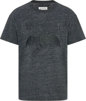 Maison Margiela T-shirts en Poloshirts - Heren - T-shirts - Grijs - M - Tops