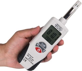 OEM Psicr&oacute;metro Digital De Bolsillo Con Retroiluminaci&oacute;n Para Medir La Temperatura Y La Humedad, Incluyendo El Punto De Roc&iacute;o Y La Temperatura De Bulbo H&uacute;