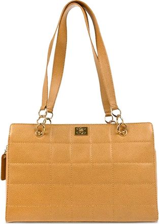 Chanel Borsa a spalla Choco Bar 2002 - Giallo