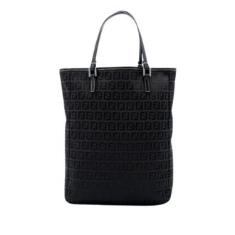 Fendi Bolso Tote de Lona Vintage Pre-owned - Pre-owned - Mujer - Negro - ONE SIZE