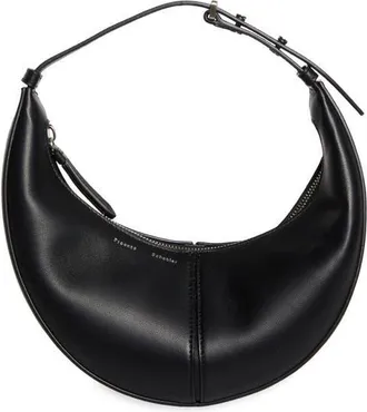 Proenza Schouler Mini Slide Leather Top Handle Bag in Black at Nordstrom
