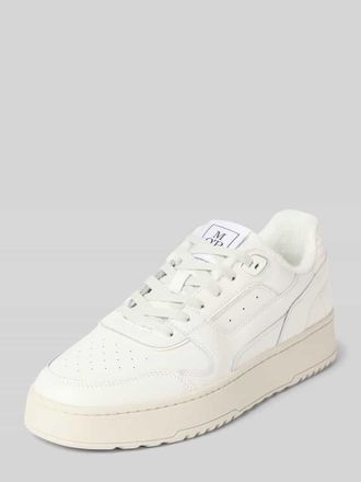 Marc O'Polo Low Top Sneaker aus Rindsleder in Weiss, Gr&ouml;&szlig;e 46