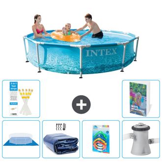 Intex Piscina Con Estructura Redonda - 305x76 Cm - 7-piezas S46