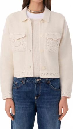 Kujten Xenia Jacket In Ecru