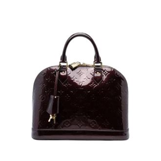 Louis Vuitton Pre-owned Alma PM - Dames - Pre-owned - Paars - Maat: ONE Size Leer