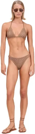 Devon Windsor Lucinda Bikini Top In Truffle