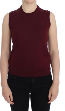 Dolce & Gabbana Mouwloze Gebreide Top