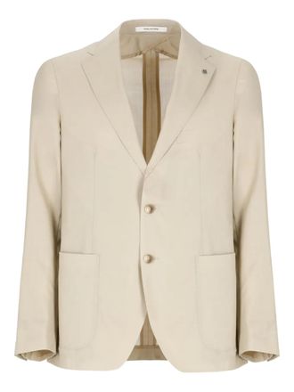 Tagliatore Blazer met enkele rij knopen - Beige