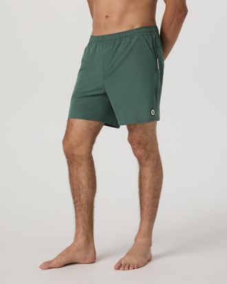 Vuori Clothing Maverick Volley Shorts Lined | Agate Green | Medium