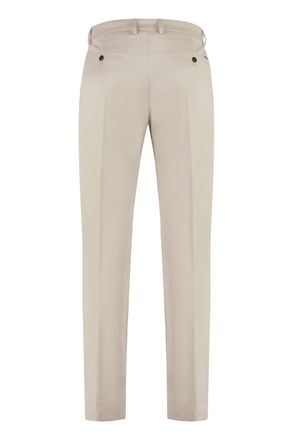 Paul & Shark Mens Stretch Cotton Trousers Ecru Elastane