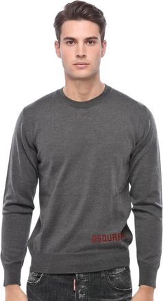 Dsquared2 Ash Grey Knitted Sweater
