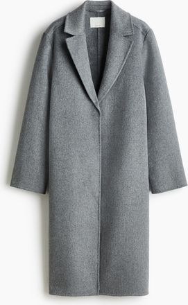 H&M Handgefertigter Mantel aus Wollmix - Grau
