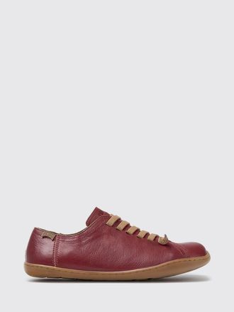 Camper Peu Slip-On Trainers in Vegetable-Tanned Leather with Elastic Laces