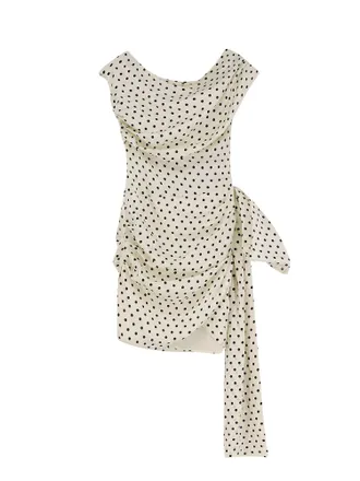 Self Portrait Satin Mini Dress-Donna