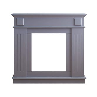 Mobili Rebecca Mobili Rebecca - Rebecca Mobili Chimenea Decorativa Mdf Estilo Moderno Gris 100x109x26