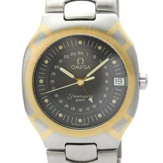 Omega Pre-owned Seamaster 396.1122 Polshorloge - Heren - Pre-owned - Zwart - Maat: ONE Size