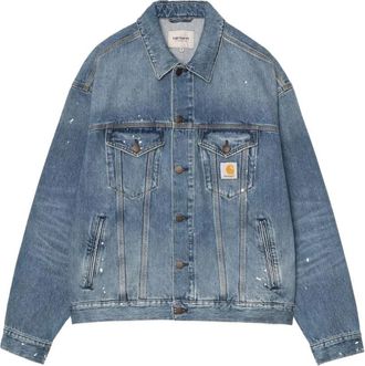 Carhartt Work in Progress Denim Jacket - Heren - Spijkerjassen - Blauw - L - Denim - Jassen