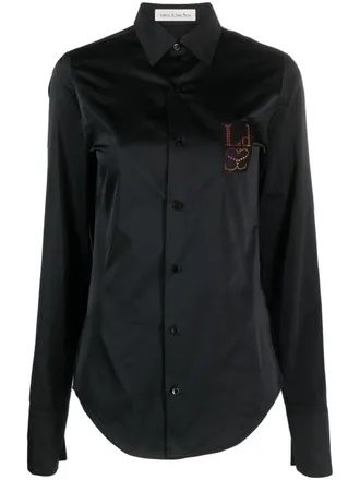 Ludovic de Saint Sernin Womens Logo Denim Shirt
