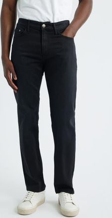 Mavi Zach Straight Leg Stretch Jeans in Dark Smoke Supermove at Nordstrom, Size 31 X 30