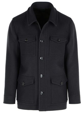 Tom Ford Navy Virgin Wool Jacket