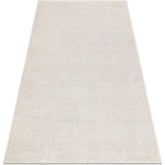 RugsX Alfombra Casablanca Loom Crema, Lazo, Suave Interior Y Exterior Beige 80x150 Cm