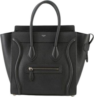 Celine Pre-owned Handbags, female, Black, Size: ONE SIZE Pre-owned Vintage Handbag