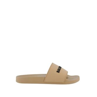 Balenciaga Sliders, male, Beige, Size: 8 US Pool Slide Sandal