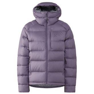 Hagl&ouml;fs Rosson Down Hood Daunenjacke f&uuml;r Damen | lila