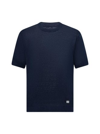 C.P. Company Mens Crewneck Sweater Blue Linen