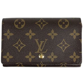 Louis Vuitton Brown Monogram Wallet (Bi-Fold) (Pre-Owned)