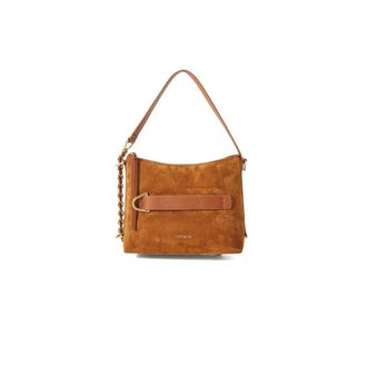 Coccinelle Gretel Su&egrave;de Handtas - Dames - Schoudertassen - Bruin - ONE Size - Su&egrave;de - Tassen