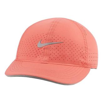 Nike (WMNS) Nike Featherlight Running Cap Orange Pink DC4090-622