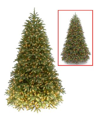 National Tree Company 7.5Ft Feel-Real Jersey Fraser Fir Medium Hinged Tree