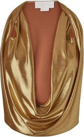 Genny Top - Dames - Tops zonder mouwen - Geel - M - Tops