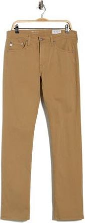 AG - Adriano Goldschmied Everett Stretch Sateen Slim Straight Pants in Vintage Khaki at Nordstrom Rack, Size 30 X 34