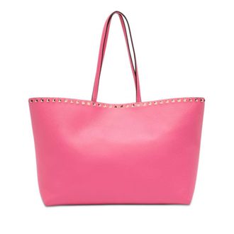 Valentino Pre-owned Valentino Leather Rockstud Tote Ladies EMM3P1A86MD8QOKM