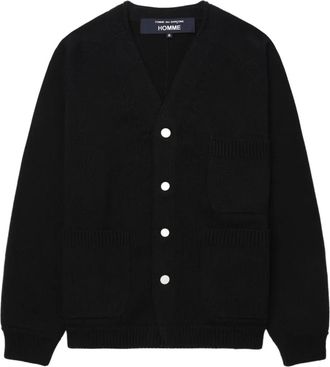 Comme Des Garçons Cardigan con maniche raglan - Nero