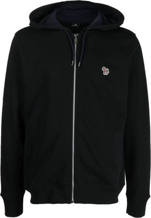 Paul Smith Zip-through Sweater - Heren - Vesten met rits - Zwart - M - Hoodies & sweatvesten