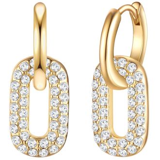 Lulu & Jane Womens luluandjane Female Metal (Alloy) Earring - Gold - One Size